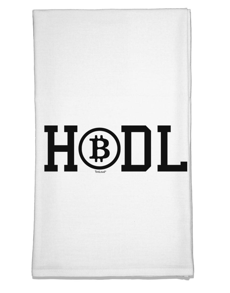 HODL Bitcoin Flour Sack Dish Towel
