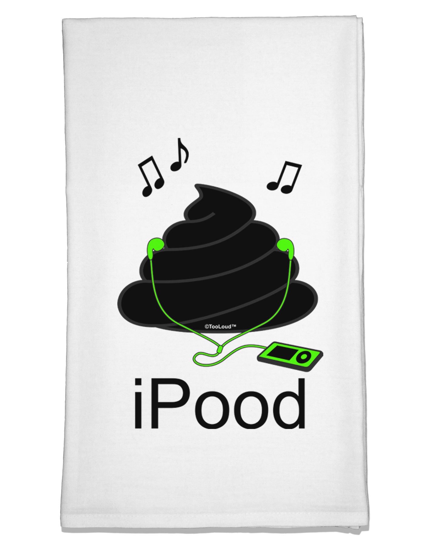 iPood Flour Sack Dish Towel-Flour Sack Dish Towel-TooLoud-White-Davson Sales