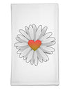 Pretty Daisy Heart Flour Sack Dish Towel-Flour Sack Dish Towel-TooLoud-Davson Sales