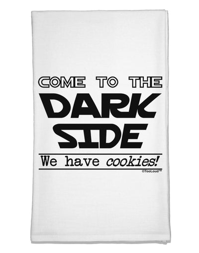 Come To The Dark Side - Cookies Flour Sack Dish Towels by TooLoud-Flour Sack Dish Towel-TooLoud-White-Davson Sales