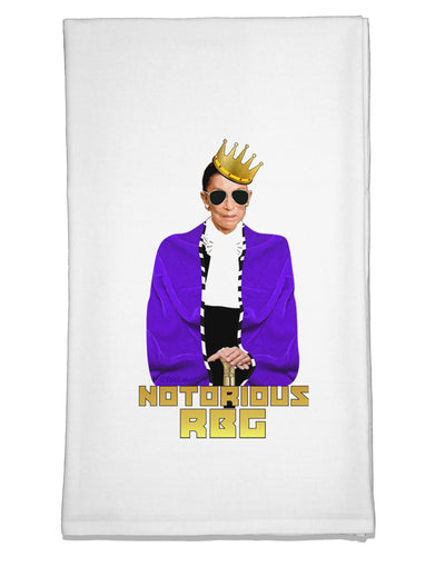 Notorious RBG Flour Sack Dish Towel by TooLoud-Flour Sack Dish Towel-TooLoud-White-Davson Sales