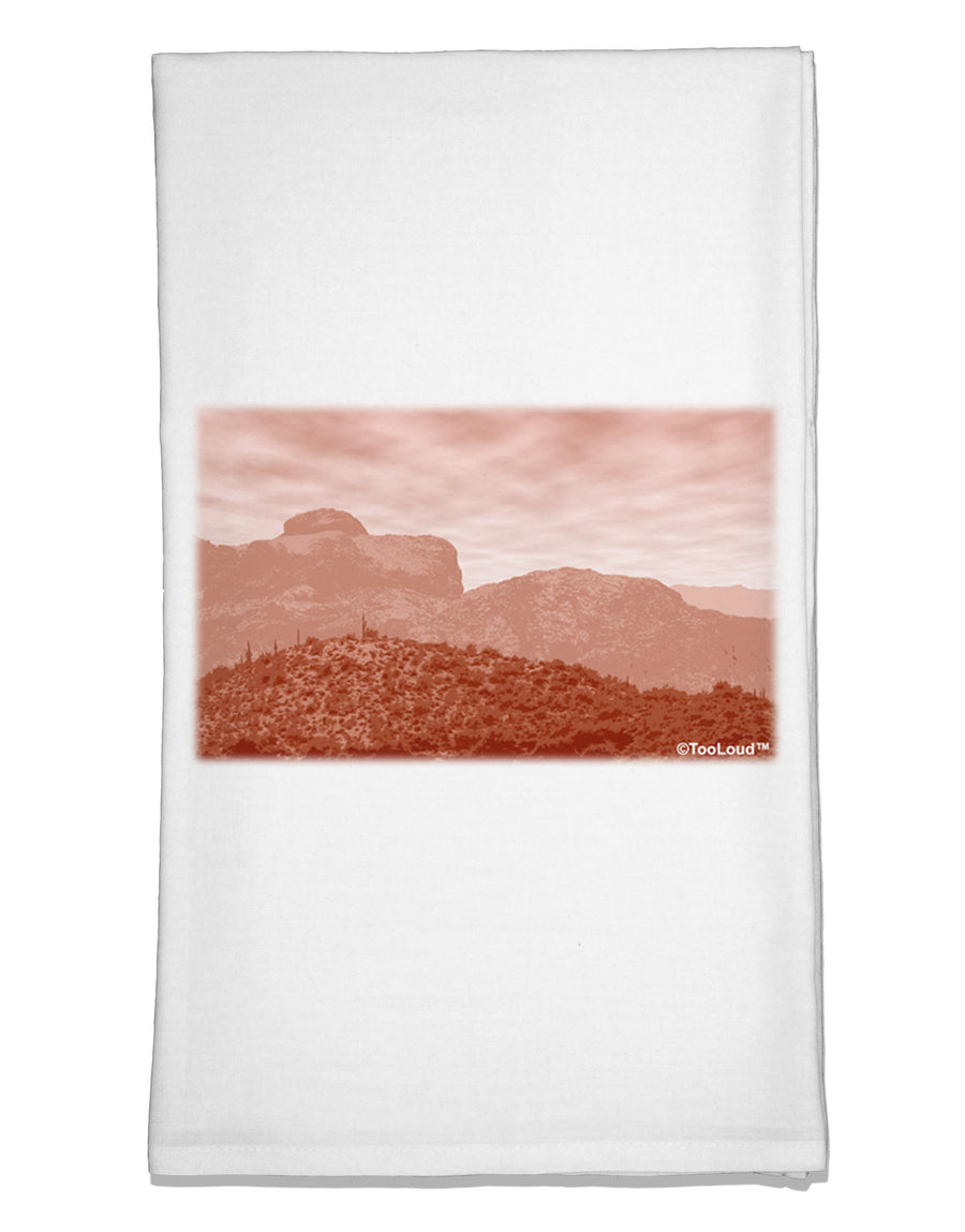 Red Planet Landscape Flour Sack Dish Towels-Flour Sack Dish Towel-TooLoud-White-Davson Sales