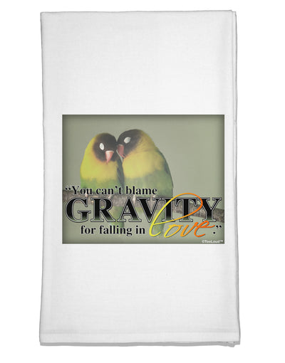 Can't Blame Gravity Flour Sack Dish Towel-Flour Sack Dish Towel-TooLoud-White-Davson Sales