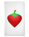 Chili Pepper Heart Flour Sack Dish Towels-Flour Sack Dish Towel-TooLoud-White-Davson Sales