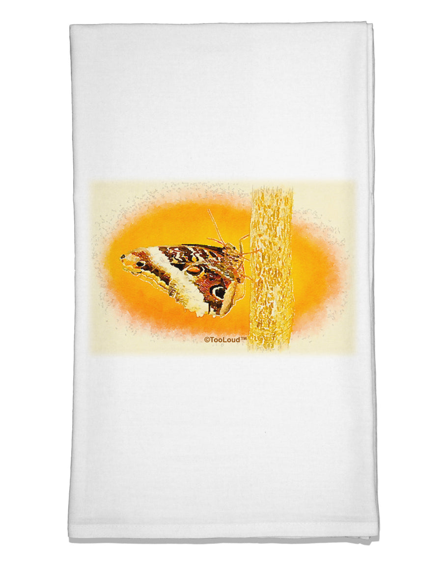 Watercolor Owl Moth Flour Sack Dish Towels-Flour Sack Dish Towel-TooLoud-White-Davson Sales