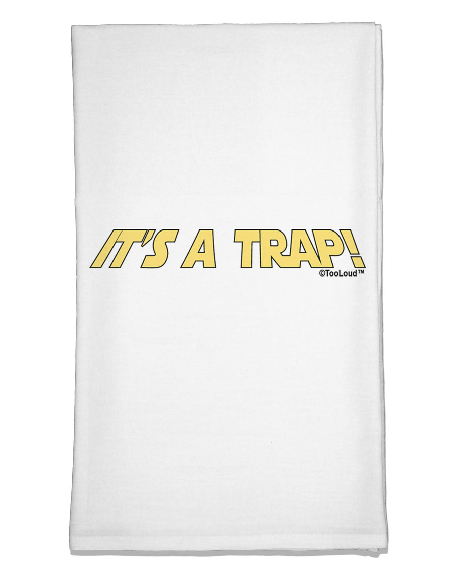 It is a Trap Flour Sack Dish Towels-Flour Sack Dish Towel-TooLoud-White-Davson Sales