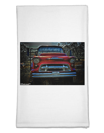 Vintage Truck Flour Sack Dish Towel by TooLoud-Flour Sack Dish Towel-TooLoud-White-Davson Sales