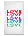 Colorful Love Kisses Flour Sack Dish Towels-Flour Sack Dish Towel-TooLoud-White-Davson Sales