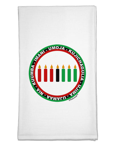 7 Principles Circle Flour Sack Dish Towels-Flour Sack Dish Towel-TooLoud-White-Davson Sales