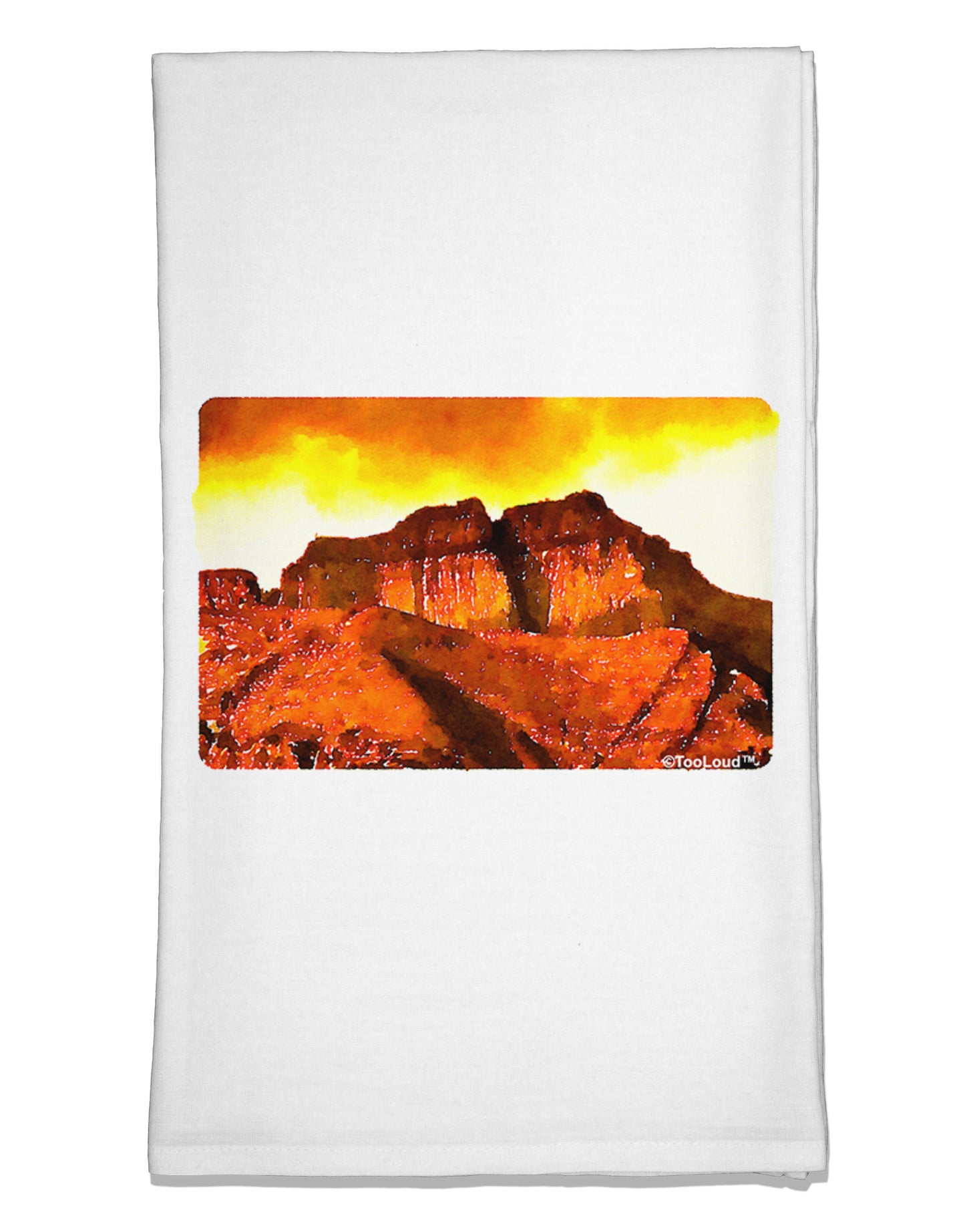 San Juan Mountain Range CO Flour Sack Dish Towels-Flour Sack Dish Towel-TooLoud-White-Davson Sales