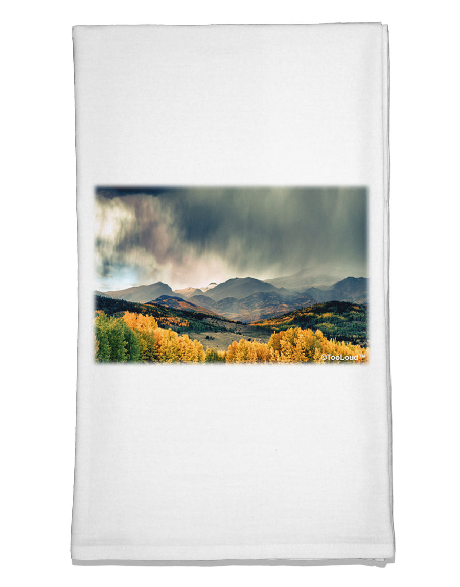 Colorado Mountain Scene Photo Flour Sack Dish Towels-Flour Sack Dish Towel-TooLoud-White-Davson Sales