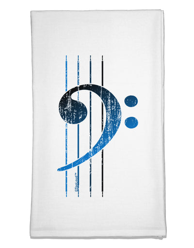 Distressed Bass Strings Flour Sack Dish Towels-Flour Sack Dish Towel-TooLoud-White-Davson Sales