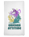 Unicorn Attitude Flour Sack Dish Towel-Flour Sack Dish Towel-TooLoud-Davson Sales