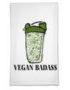 Vegan Badass Bottle Print Flour Sack Dish Towel-Flour Sack Dish Towel-TooLoud-Davson Sales
