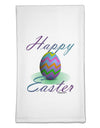 One Happy Easter Egg Flour Sack Dish Towel-Flour Sack Dish Towel-TooLoud-White-Davson Sales