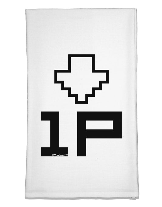 Player One Couples Design Flour Sack Dish Towels-Flour Sack Dish Towel-TooLoud-White-Davson Sales