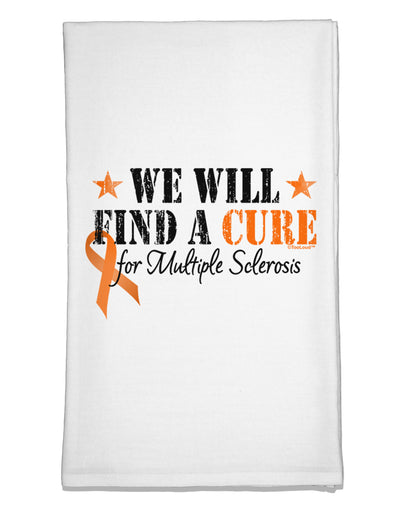 MS - We Will Find A Cure Flour Sack Dish Towels-Flour Sack Dish Towel-TooLoud-White-Davson Sales