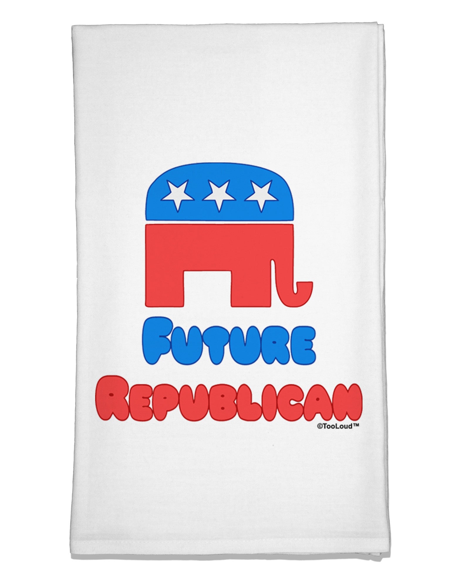 Future Republican Flour Sack Dish Towel-Flour Sack Dish Towel-TooLoud-White-Davson Sales