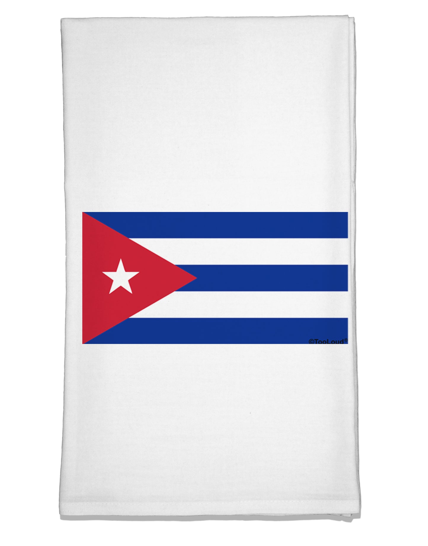 Cuba Flag Cubana Flour Sack Dish Towel by TooLoud-Flour Sack Dish Towel-TooLoud-White-Davson Sales