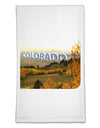 Colorado Postcard Gentle Sunrise Flour Sack Dish Towels by TooLoud-TooLoud-White-Davson Sales