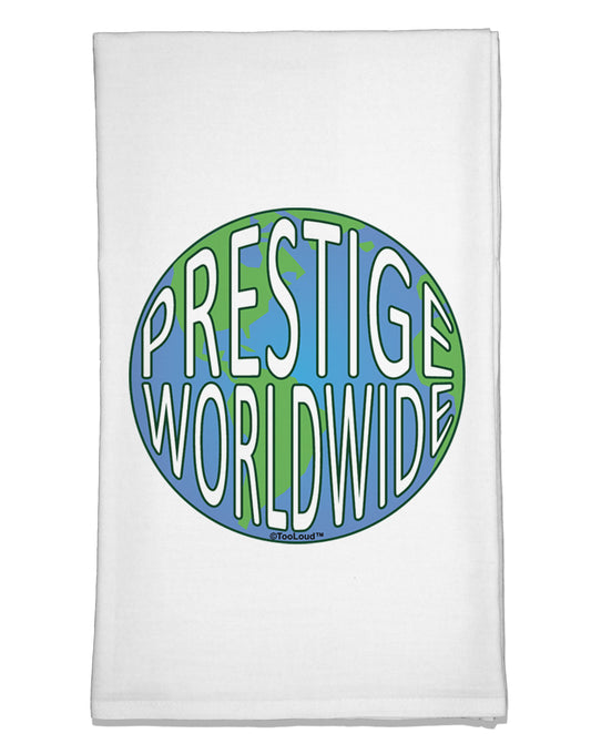 Prestige Worldwide Logo Flour Sack Dish Towel by TooLoud-Flour Sack Dish Towel-TooLoud-White-Davson Sales