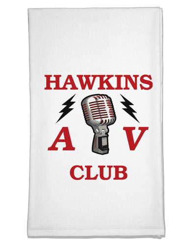 Hawkins AV Club Flour Sack Dish Towel by TooLoud-Flour Sack Dish Towel-TooLoud-White-Davson Sales