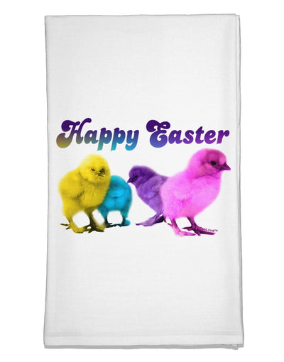 Happy Easter Peepers Flour Sack Dish Towel-Flour Sack Dish Towel-TooLoud-Davson Sales