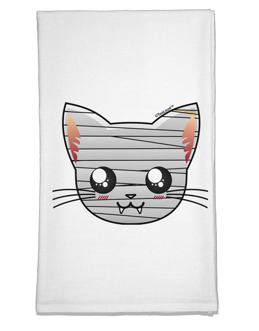 Mummy Kitty Flour Sack Dish Towel by TooLoud-Flour Sack Dish Towel-TooLoud-White-Davson Sales