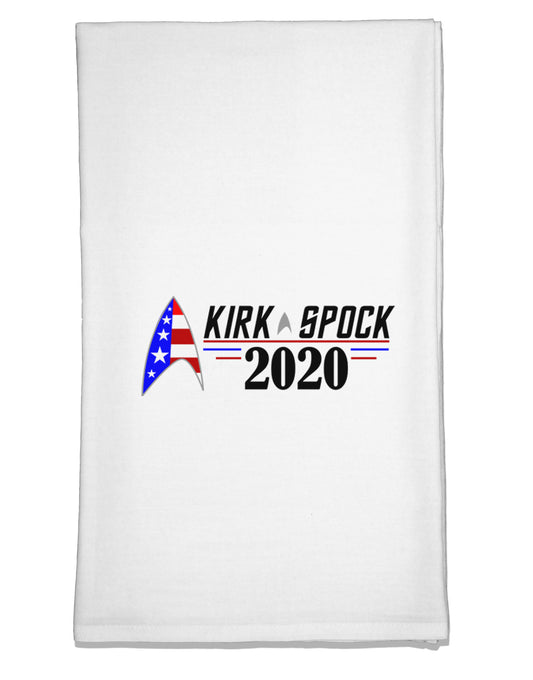 Kirk Spock 2020 Funny Flour Sack Dish Towel by TooLoud-Flour Sack Dish Towel-TooLoud-White-Davson Sales