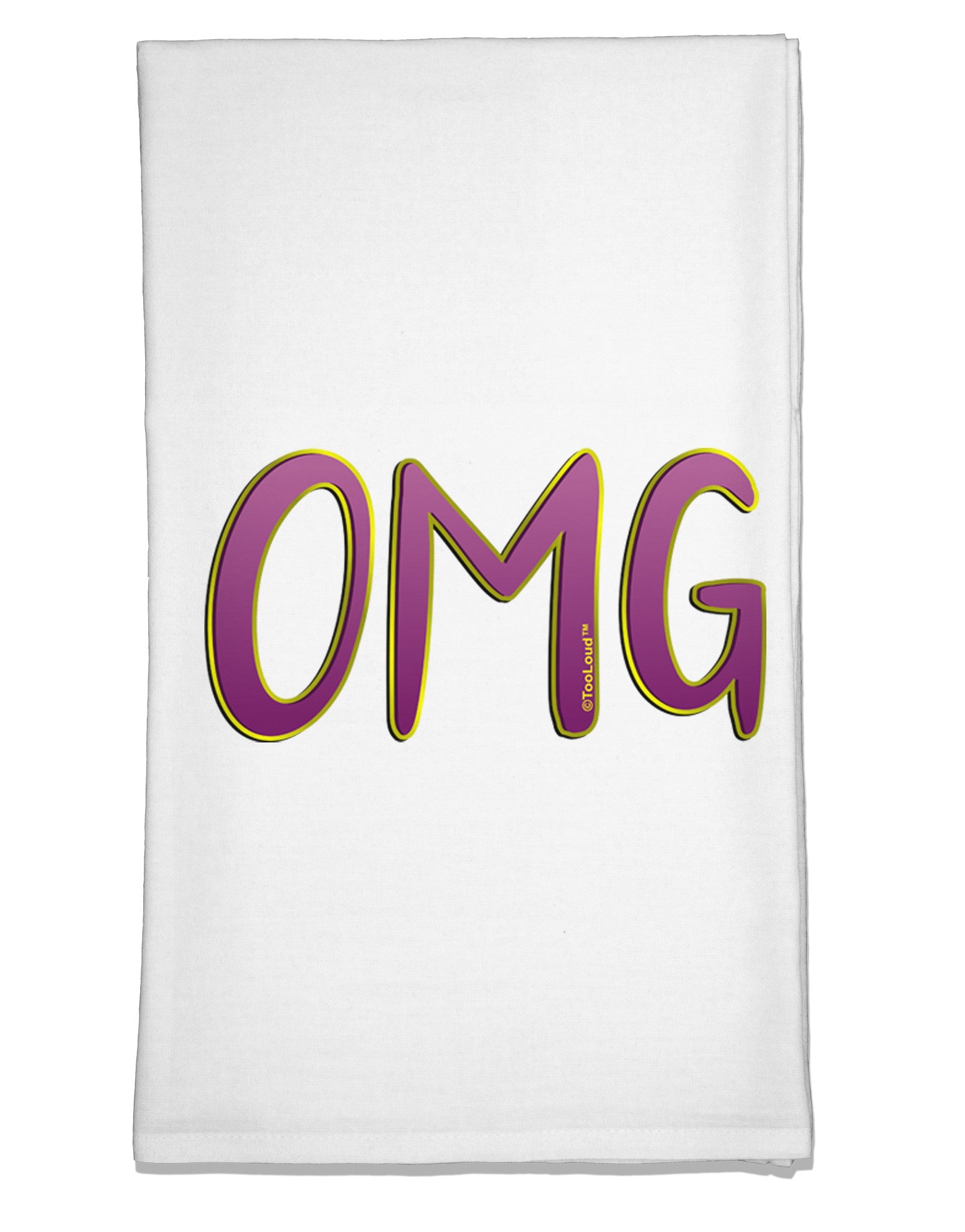 OMG Flour Sack Dish Towel by TooLoud-Flour Sack Dish Towel-TooLoud-White-Davson Sales