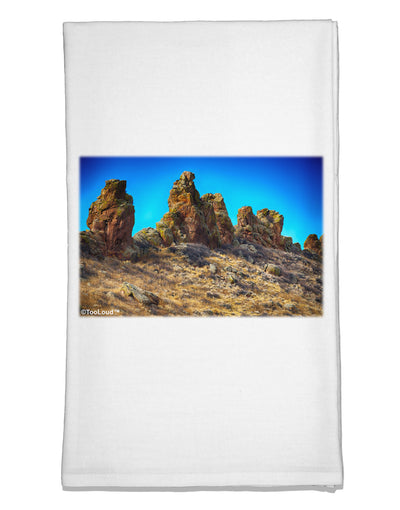 Crags in Colorado Flour Sack Dish Towel by TooLoud-Flour Sack Dish Towel-TooLoud-White-Davson Sales