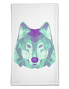 Geometric Wolf Head Flour Sack Dish Towel by TooLoud-Flour Sack Dish Towel-TooLoud-White-Davson Sales