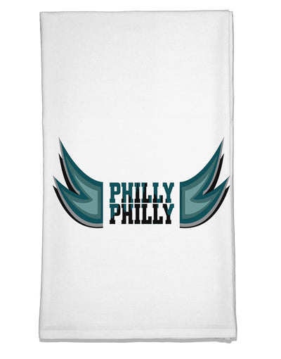 Philly Philly Funny Beer Drinking Flour Sack Dish Towel by TooLoud-Flour Sack Dish Towel-TooLoud-White-Davson Sales