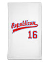 Republican Jersey 16 Flour Sack Dish Towel-Flour Sack Dish Towel-TooLoud-White-Davson Sales