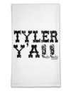 Tyler Y'all - Southwestern Style Flour Sack Dish Towel by TooLoud-Flour Sack Dish Towel-TooLoud-White-Davson Sales