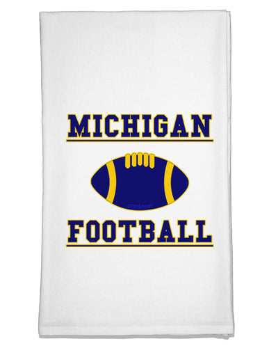 Michigan Football Flour Sack Dish Towel by TooLoud-Flour Sack Dish Towel-TooLoud-White-Davson Sales