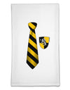 TooLoud Wizard Tie Yellow and Black Flour Sack Dish Towel-Flour Sack Dish Towel-TooLoud-White-Davson Sales