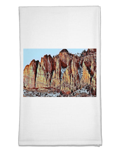 Colorado Mountain Spires Flour Sack Dish Towel by TooLoud-Flour Sack Dish Towel-TooLoud-White-Davson Sales