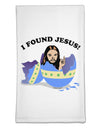 I Found Jesus - Easter Egg Flour Sack Dish Towel-Flour Sack Dish Towel-TooLoud-White-Davson Sales