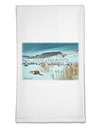 CO Snow Scene Text Flour Sack Dish Towels-Flour Sack Dish Towel-TooLoud-White-Davson Sales