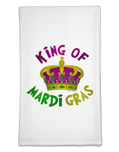 King Of Mardi Gras Flour Sack Dish Towels-Flour Sack Dish Towel-TooLoud-White-Davson Sales