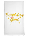 Birthday Girl Text Flour Sack Dish Towel by TooLoud-Flour Sack Dish Towel-TooLoud-White-Davson Sales