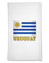 Uruguay Flag Flour Sack Dish Towel-Flour Sack Dish Towel-TooLoud-White-Davson Sales