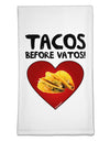 Tacos before Vatos Collapsible Neoprene Tall Can Insulator by TooLoud-TooLoud-White-Davson Sales