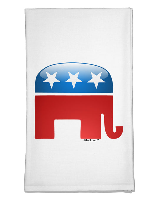 Republican Bubble Symbol Flour Sack Dish Towels-Flour Sack Dish Towel-TooLoud-White-Davson Sales