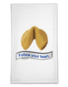 Follow Your Heart Fortune Flour Sack Dish Towels-Flour Sack Dish Towel-TooLoud-White-Davson Sales