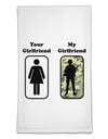 Your Girlfriend My Girlfriend Military Collapsible Neoprene Tall Can Insulator by TooLoud-TooLoud-White-Davson Sales
