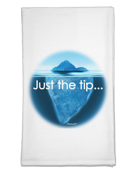 Iceberg Just the Tip Flour Sack Dish Towels-Flour Sack Dish Towel-TooLoud-White-Davson Sales