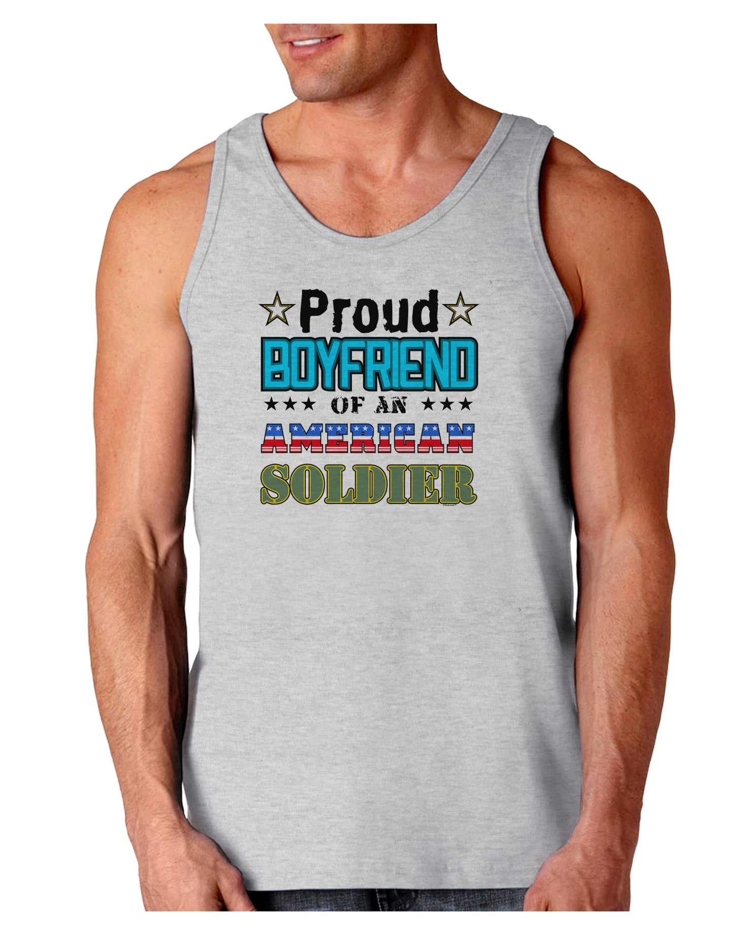 Proud Boyfriend of an American Soldier Loose Tank Top-Loose Tank Top-TooLoud-AshGray-Small-Davson Sales