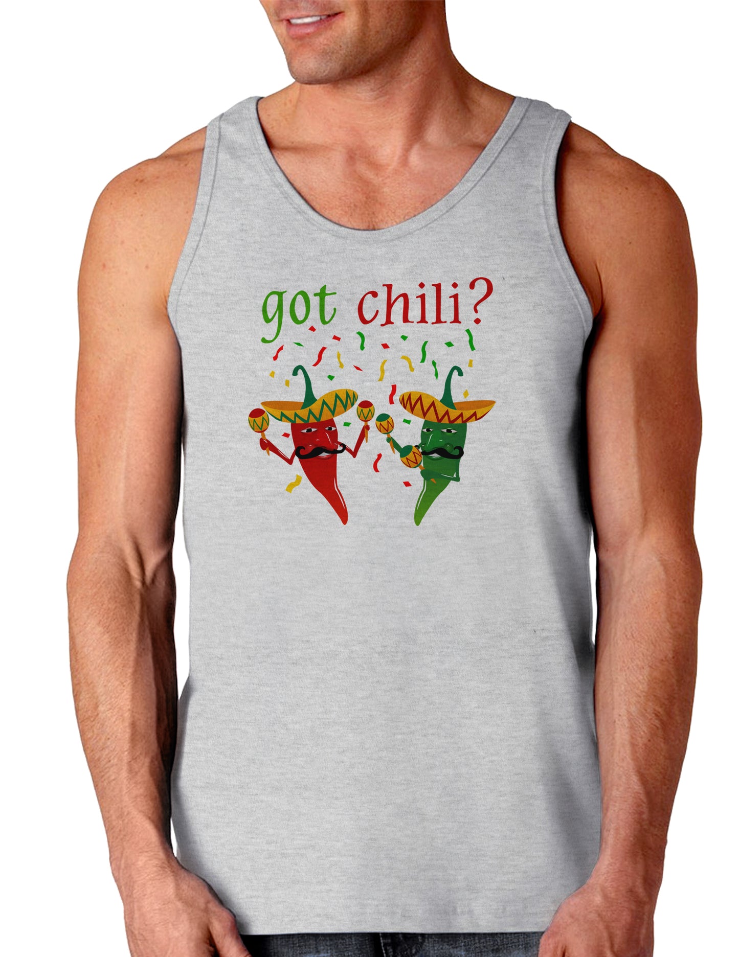 Got Chili Loose Tank Top-Loose Tank Top-TooLoud-AshGray-Small-Davson Sales